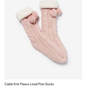 NWT Express Cable Knit Slippers